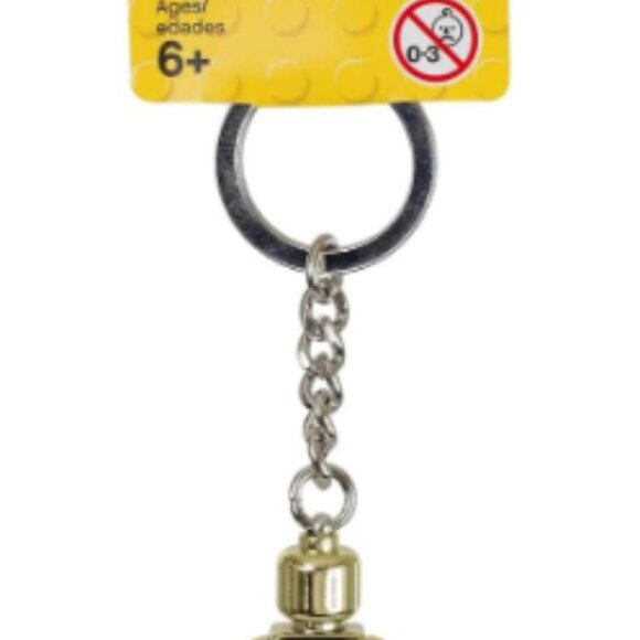 Gold LEGO Minifigure Keychain - Fun Accessory for Fans! - Picture 3 of 7